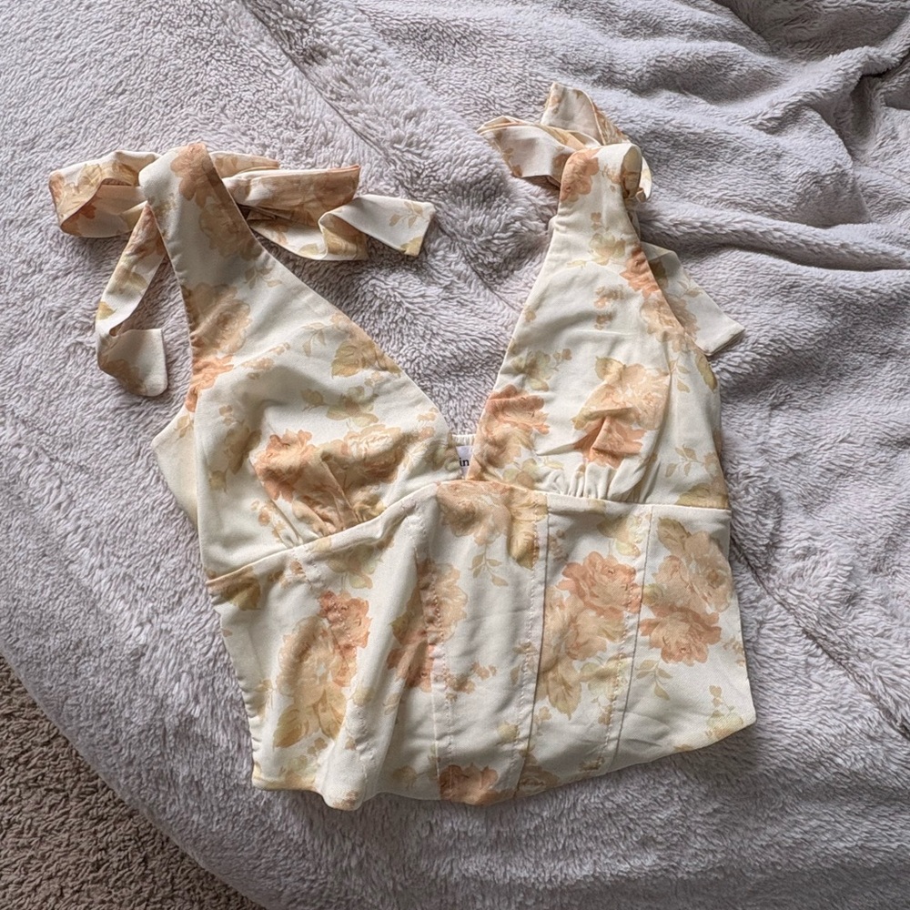 Yellow Floral Top!
